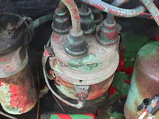 Close-up of unmodified distributor
