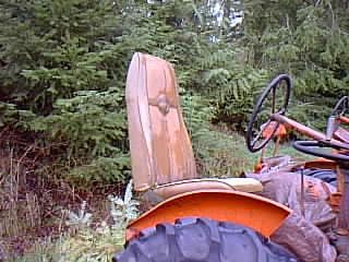 Mercury Cougar Bucket Seat on Tractor