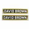 Case 930 David Brown Decal Set, Name Only, Mylar