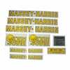 Massey Harris Mustang Massey Harris Decal Set, Challener, Colt, Mustang, Pacemaker and Pony 4 Wheel Drive, Mylar