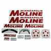 photo of <UL> <li>For Minneapolis Moline tractor model 5 Star (MM)<\li> <li>Mylar decals<\li> <li>Vinyl decal set use Item #: 102734<\li> <\UL>