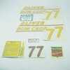 Oliver 77 Tractor Decal Set, Oliver 77 Row Crop, Yellow, Vinyl