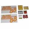 Oliver 88 Oliver 88 Row Crop Decal Set, Yellow, Mylar