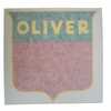 Oliver 77 Oliver Decal Set, Shield, 3 inch Red, Vinyl