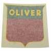 Oliver 88 Oliver Decal Set, Shield, 6 inch Red, Vinyl