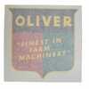 Oliver 1800 Oliver Decal Set, Finest in Farm Machinery, 6 inch, Vinyl