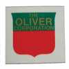 Oliver 1655 Oliver Decal Set, Shield, 1-1\2 inch Red and Green, Mylar