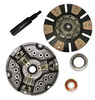 photo of This new dual 12 inch clutch kit contains: 12 inch, 17 spline, 1.75 inch hub pressure plate assembly (405300R92); 12 inch, 11 spline, 1 3\16 inch hub, cerametallic clutch disc (384395R94); pilot (524598R91) and release (365867R91) bearings, and clutch alignment tool. For tractor models: 2706, 2756, 2806, 2826, 2856, 3088, 3288, 660, 706, 756, 766, 786, 806, 826, 856, 886, 966.