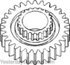 photo of 30 tooth. For tractor models 1066, 1086, 1206, 1256, 1456, 1466, 1468, 1486, 1566, 1568, 1586, 21206, 21256, 2706, 2756, 2806, 2856, 3088, 3288, 3388, 3588, 3688, 3788, 4100, 4156, 4166, 4186, 6388, 6588, 6788, 706, 756, 766, 786, 806, 826, 856, 966, 986.