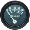 Ford 960 Oil Pressure Gauge, 80 Pound, Black