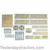 photo of This is a complete set for John Deere M 1947-52. Vinyl with die cut lettering.