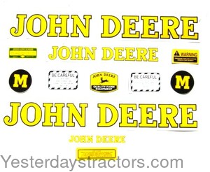 John Deere M Decal Set JDM