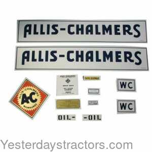 Allis Chalmers WC Decal Set 100127
