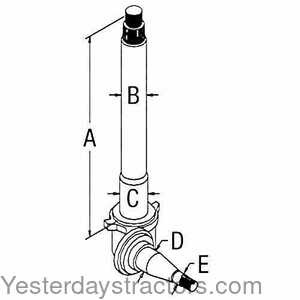 Ford 7700 Spindle - Right Hand 100644