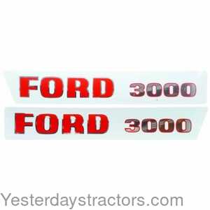 100694 Ford 3000 Decal Set 100694