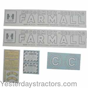 Farmall H International McCormick-Deering Farmall Decal Set 100898