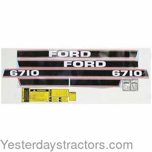 Ford 6710 Ford Decal Set 102041