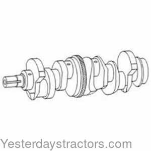 Ford 6600 Crankshaft - 76 Tooth Gear - Late 102101