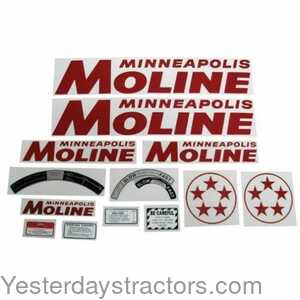 102787 Minneapolis Moline Decal Set 102787