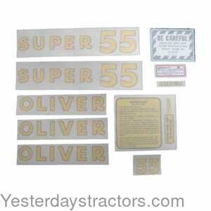 102834 Oliver Super 55 Decal Set 102834