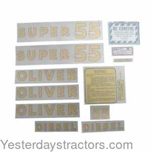 102835 Oliver Super 55 Decal Set 102835