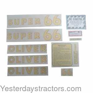 102836 Oliver Super 66 Decal Set 102836