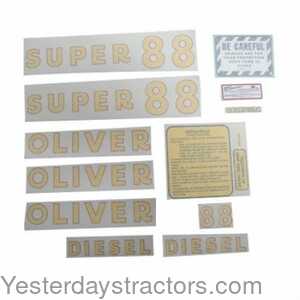 102841 Oliver Super 88 Decal Set 102841