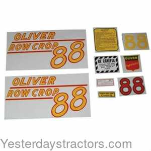 102883 Oliver 88 Row Crop Decal Set 102883