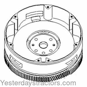 John Deere 2155 Flywheel With Ring Gear 121431