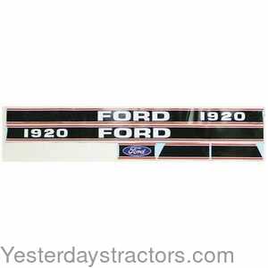 Ford 1920 Ford Decal Set 124363