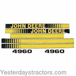 John Deere 4960 Hood Decal 164925