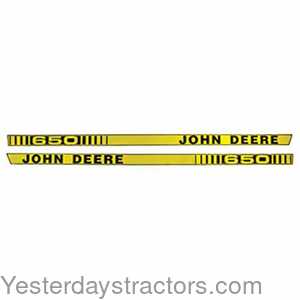 John Deere 650 Hood Decal 164931