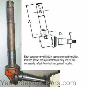 Ford 4000 Spindle - Left Hand 400622