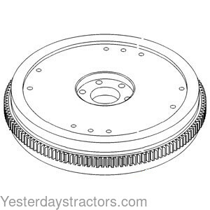Ford 5610 Flywheel With Ring Gear E0NN6375HA