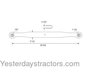 Ford 2600V Lower Link Lift Arm (CAT 1\2) E5NN555AA