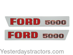 Ford 5000 Decal Set R0512