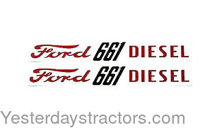 Ford 661 Decal Set R4124