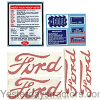 Ford Jubilee Decal Set R4665