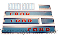 Ford 9000 Decal Set R4676
