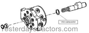 John Deere 4455 Hydraulic Pump Seal and O-Ring Kit RE29107